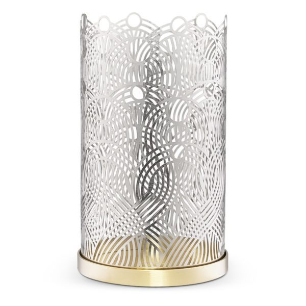 Lunar candleholder silver